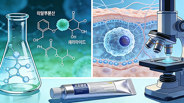 스킨케어 및 의약품 제제에 기능성 화학 성분 적용