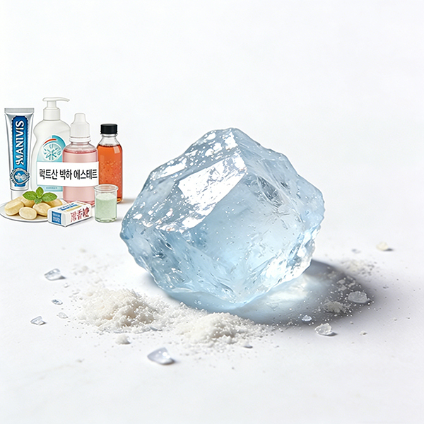 멘틸 락테이트(냉각제, 생활용품, 식품 첨가물)